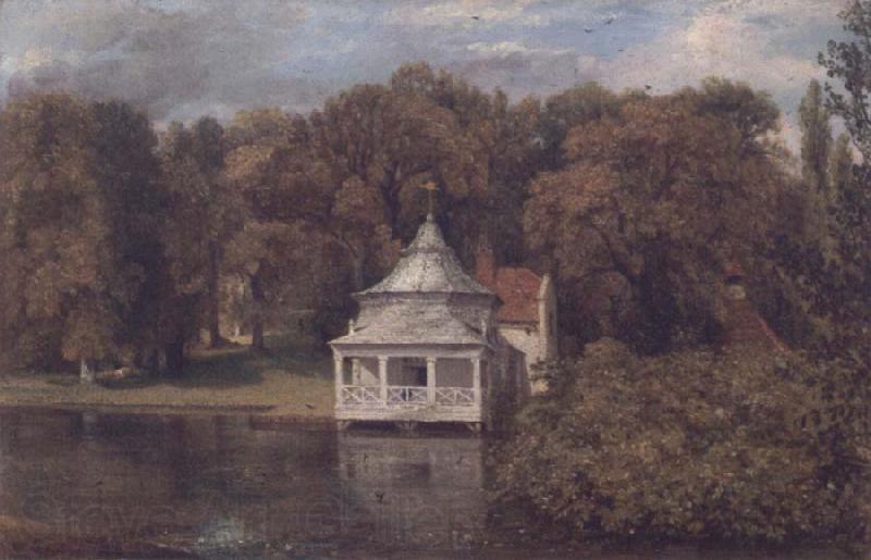 John Constable The Quarters behind Alresford Hall